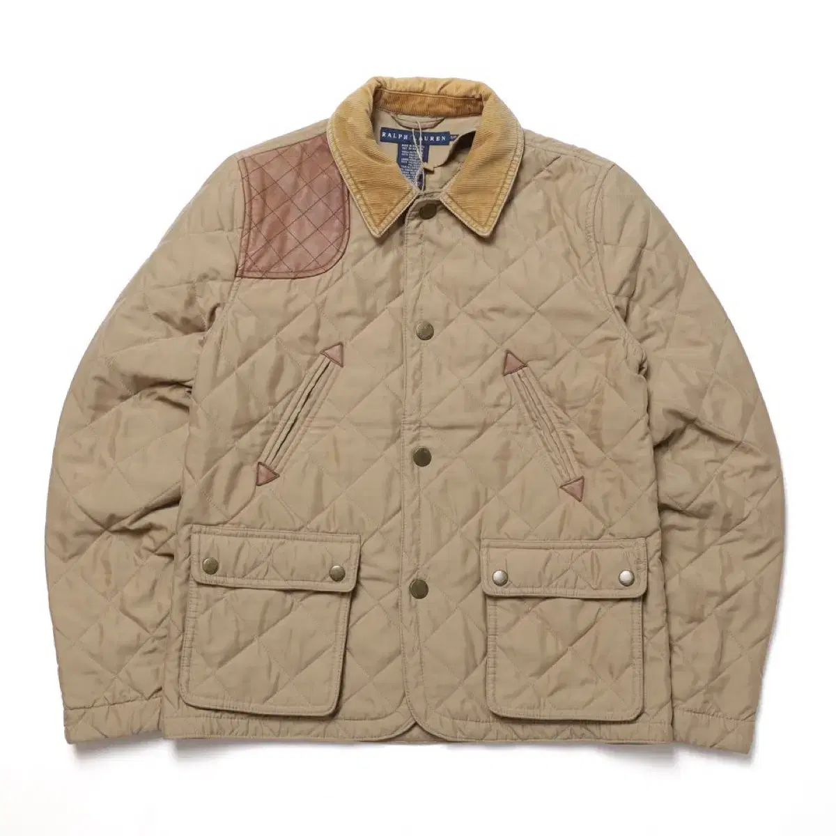 랄프로렌 Quilted Suede Hunting Jacket